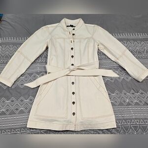 Veronica Beard Basia Denim Mini Dress Size 6